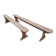 Pair of oak benches 250cm