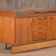 Vintage pharmacy counter showcase