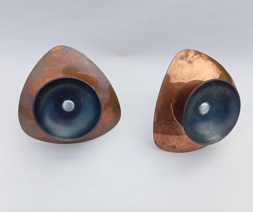 Pair of Danish Mid-Century Modern Candle Holders – 1960s