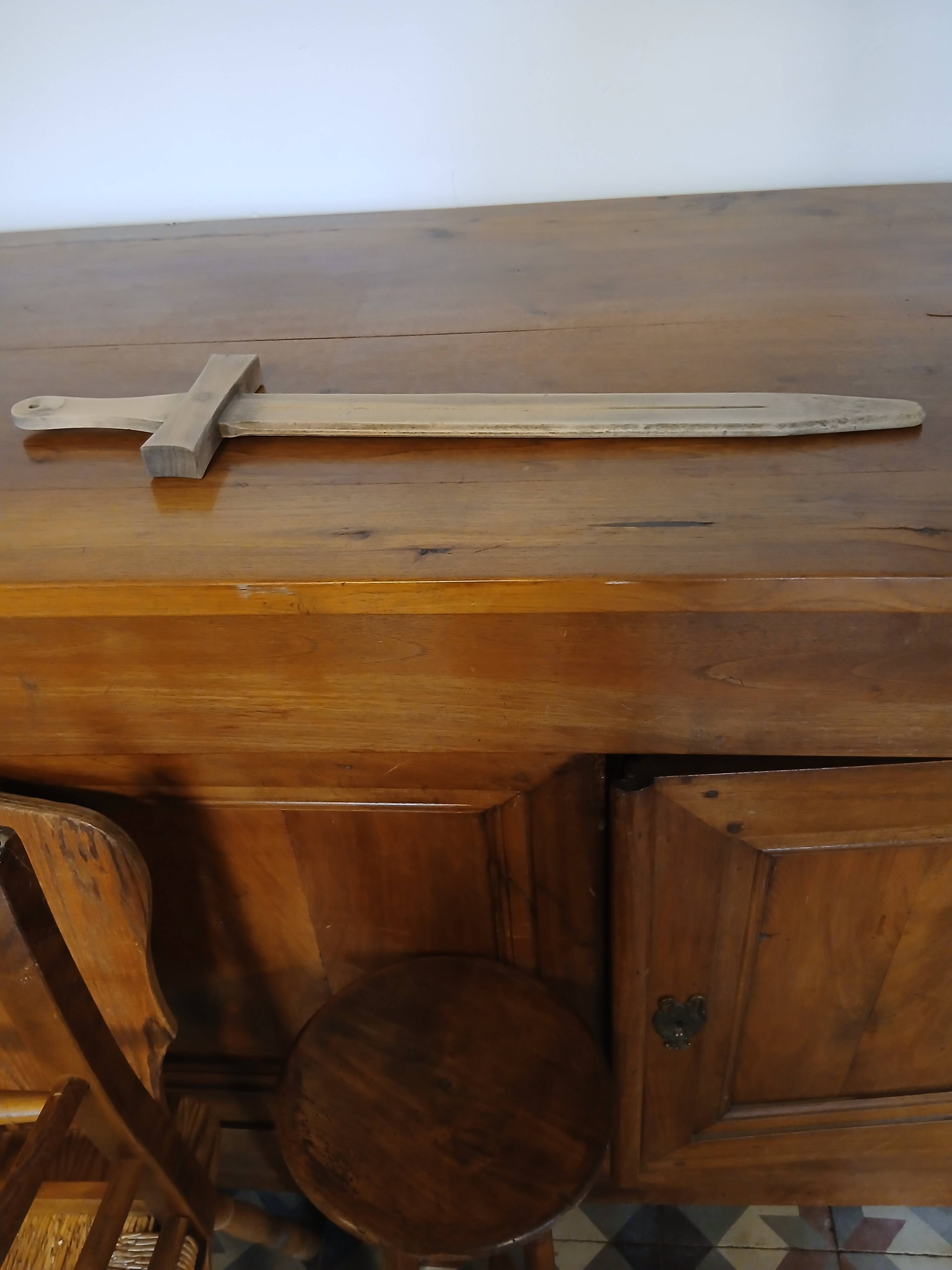 wooden sword