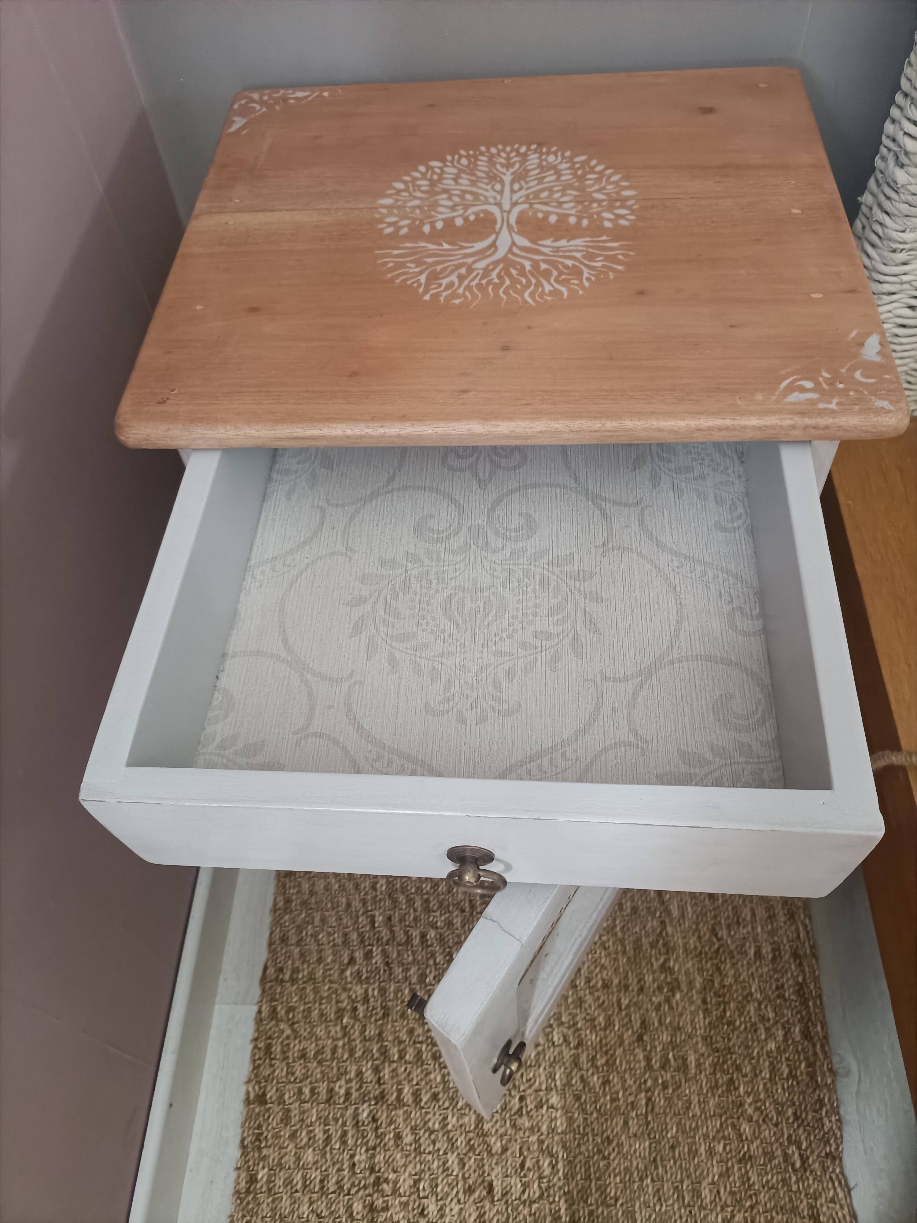 Shabby Chic Bedside Table