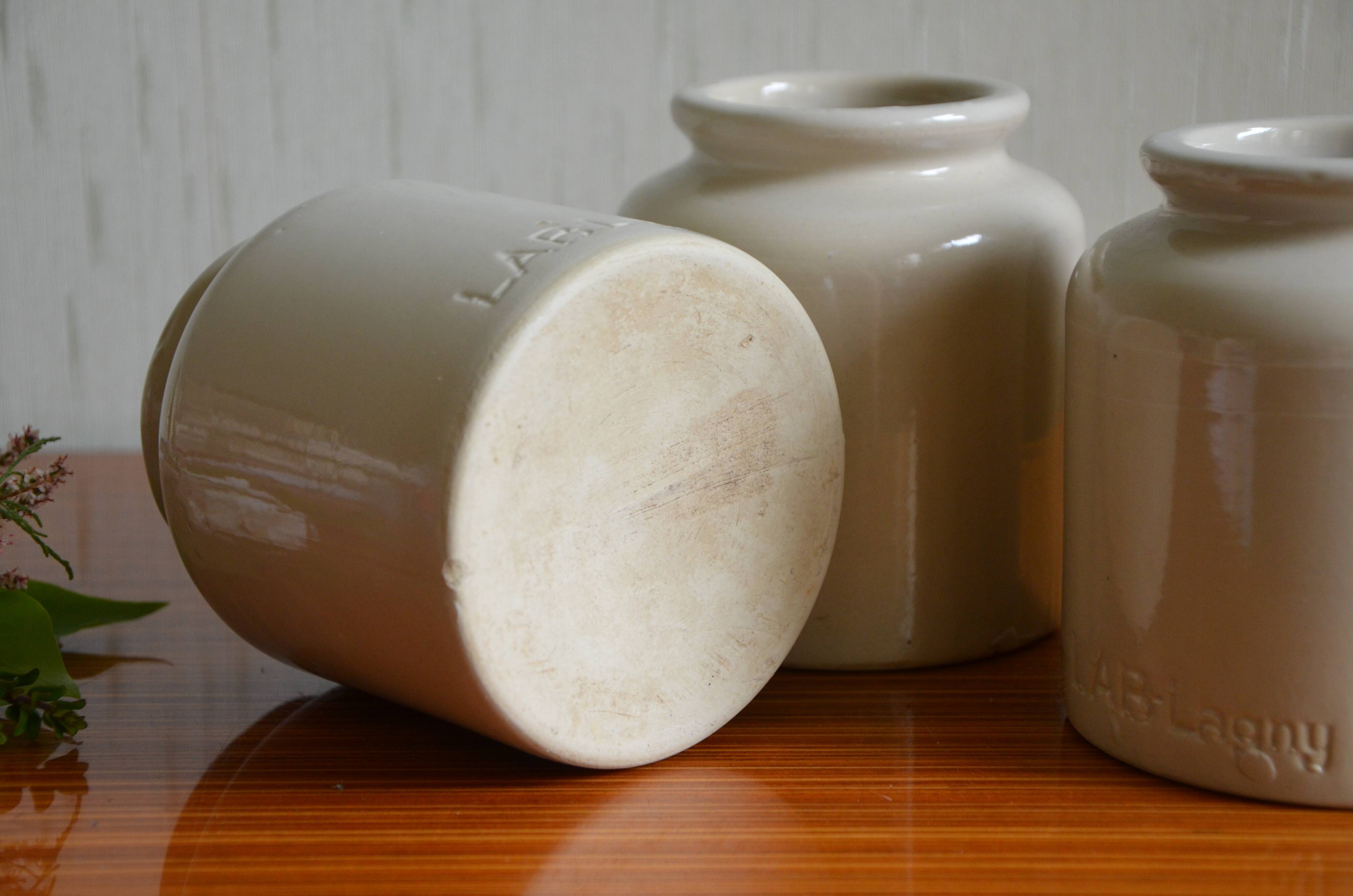 Former LAB Lagny mustard pot