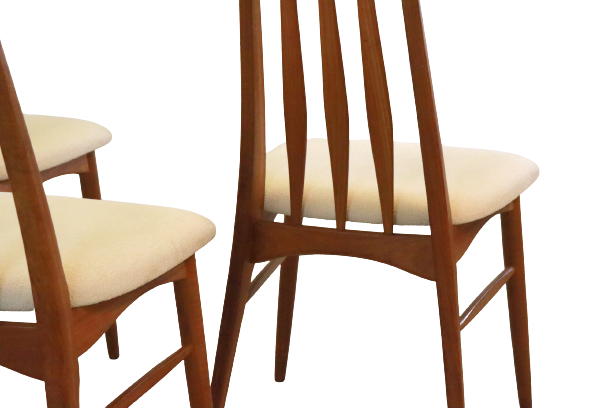 Set of 4 dining chairs Eva - Niels Koefoed 'Hvidovre'