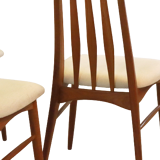 Set of 4 dining chairs Eva - Niels Koefoed 'Hvidovre'