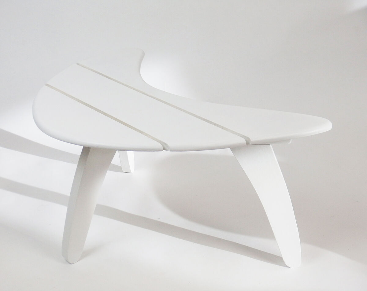 Three garden coffee tables by Huguonnet