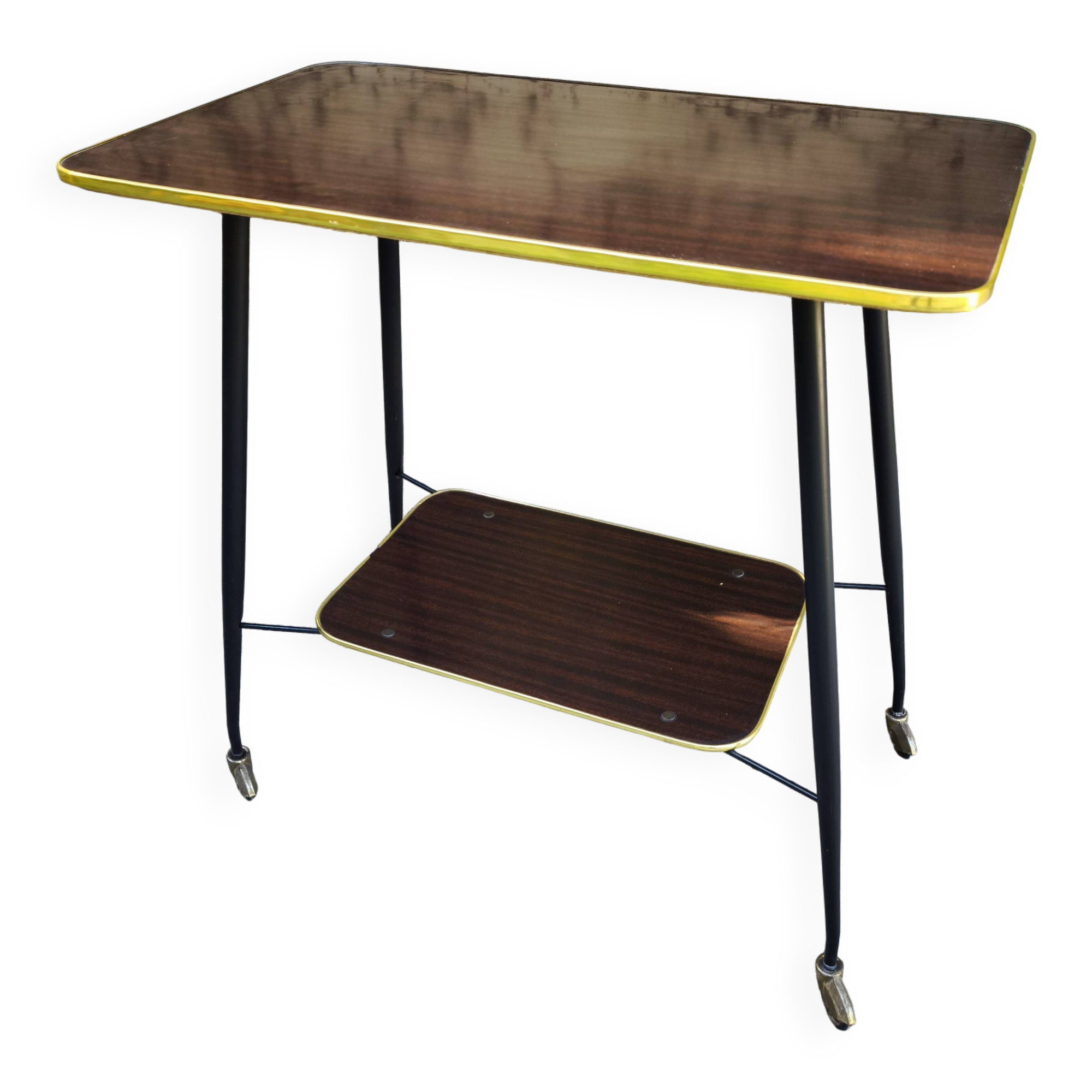 Rare vintage 60's / 70's side table - Retro industrial design