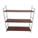 Etagère murale String en noyer, années 60