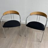 Pair of gondola design chairs