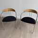 Pair of gondola design chairs
