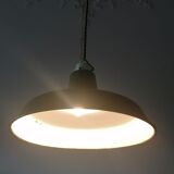 Pair of industrial suspensions in enamelled sheet metal