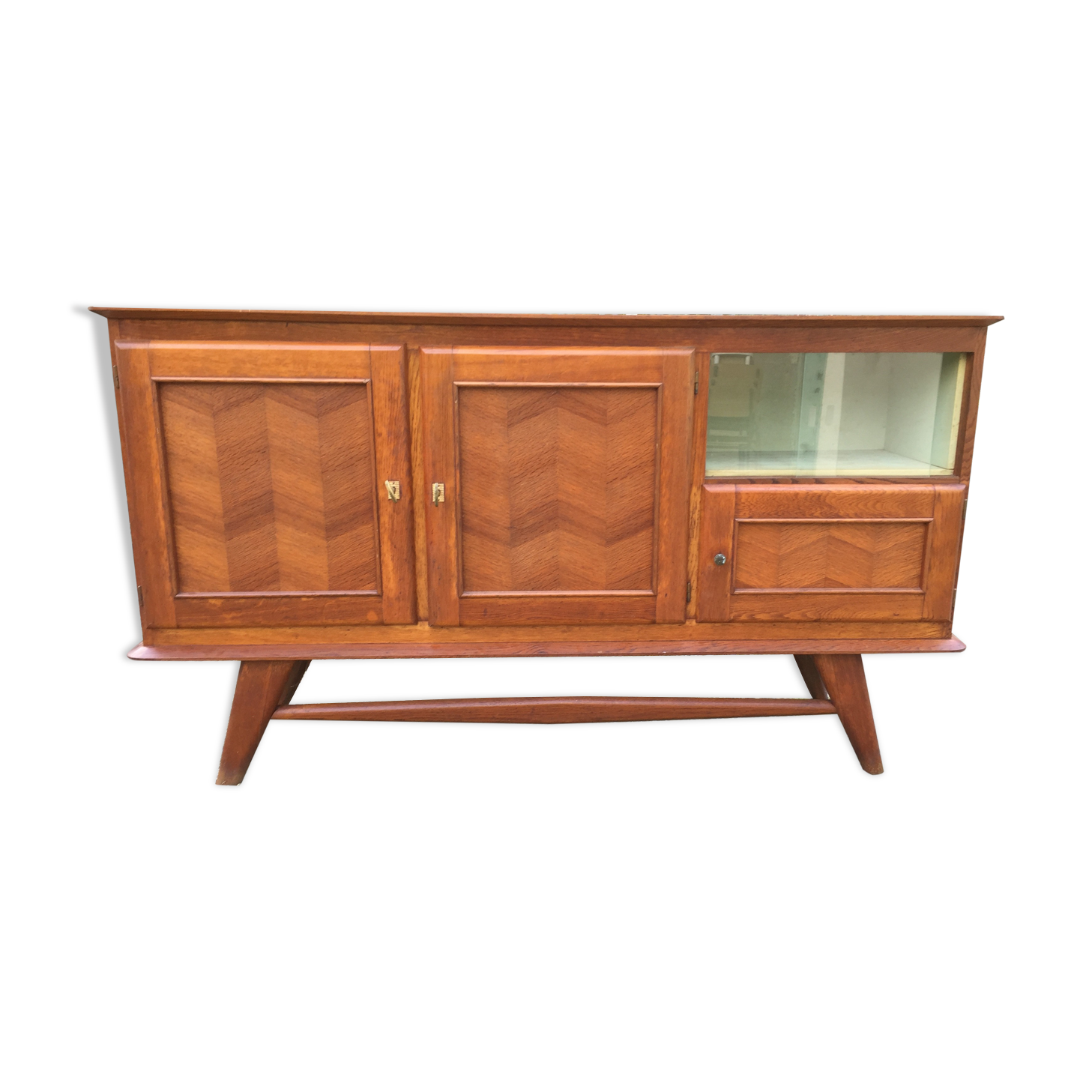 Sideboard in oak compass feet