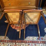 Paire de chaises en palissandre XIXe Napoléon III