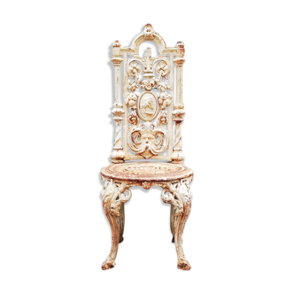 1900 iron cast iron garden chair
