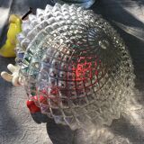 Globe en verre vintage