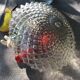 Globe en verre vintage