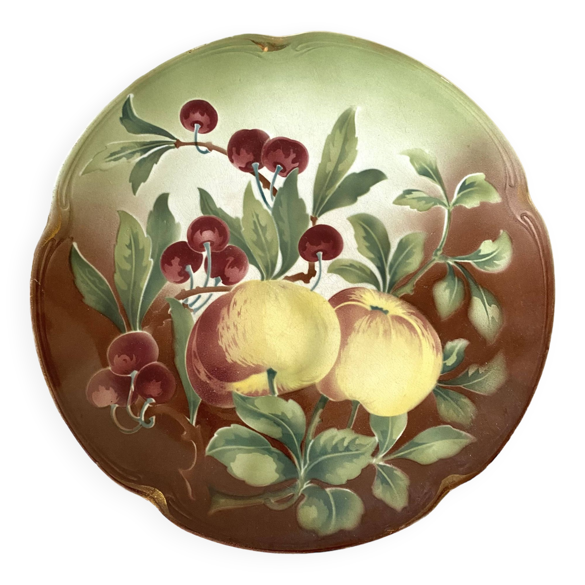 Antique dish from the late 19th and early 20th centuries K & G Luneville