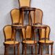 Elegant set of 6 chairs known as "rackets", in the Louis XVI style.