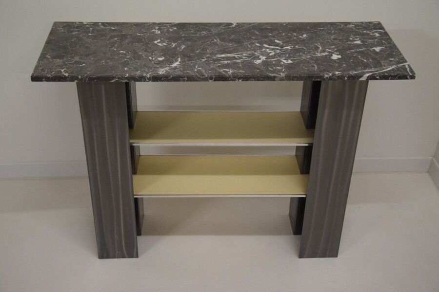 Entry table - console - 80s - Italian design - Modernist minimalist