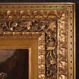 Pastoral landscape italian painting from the 18th century