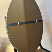 Oval beveled mirror
