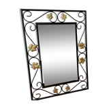 Wrought iron mirror