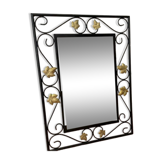 Miroir en fer forgé