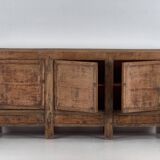 Antique wooden three-door sideboard (circa 1920)