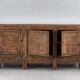 Antique wooden three-door sideboard (circa 1920)