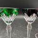 6 colored crystal port glass