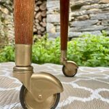 Bar cabinet on wheels