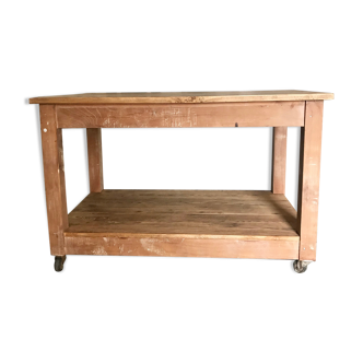 Table drapier en bois