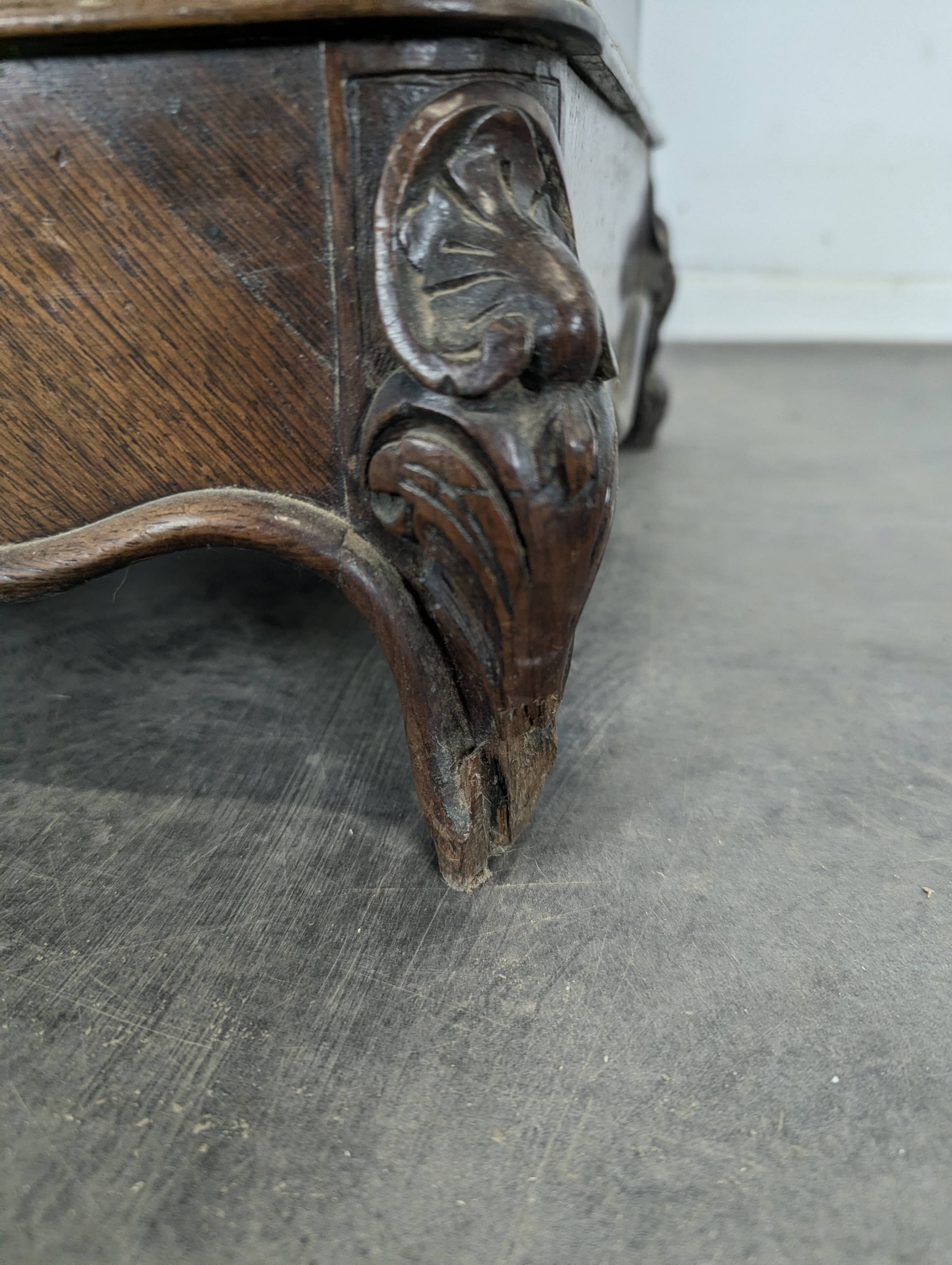 Rosewood bedside table from the Napoleonic III era.