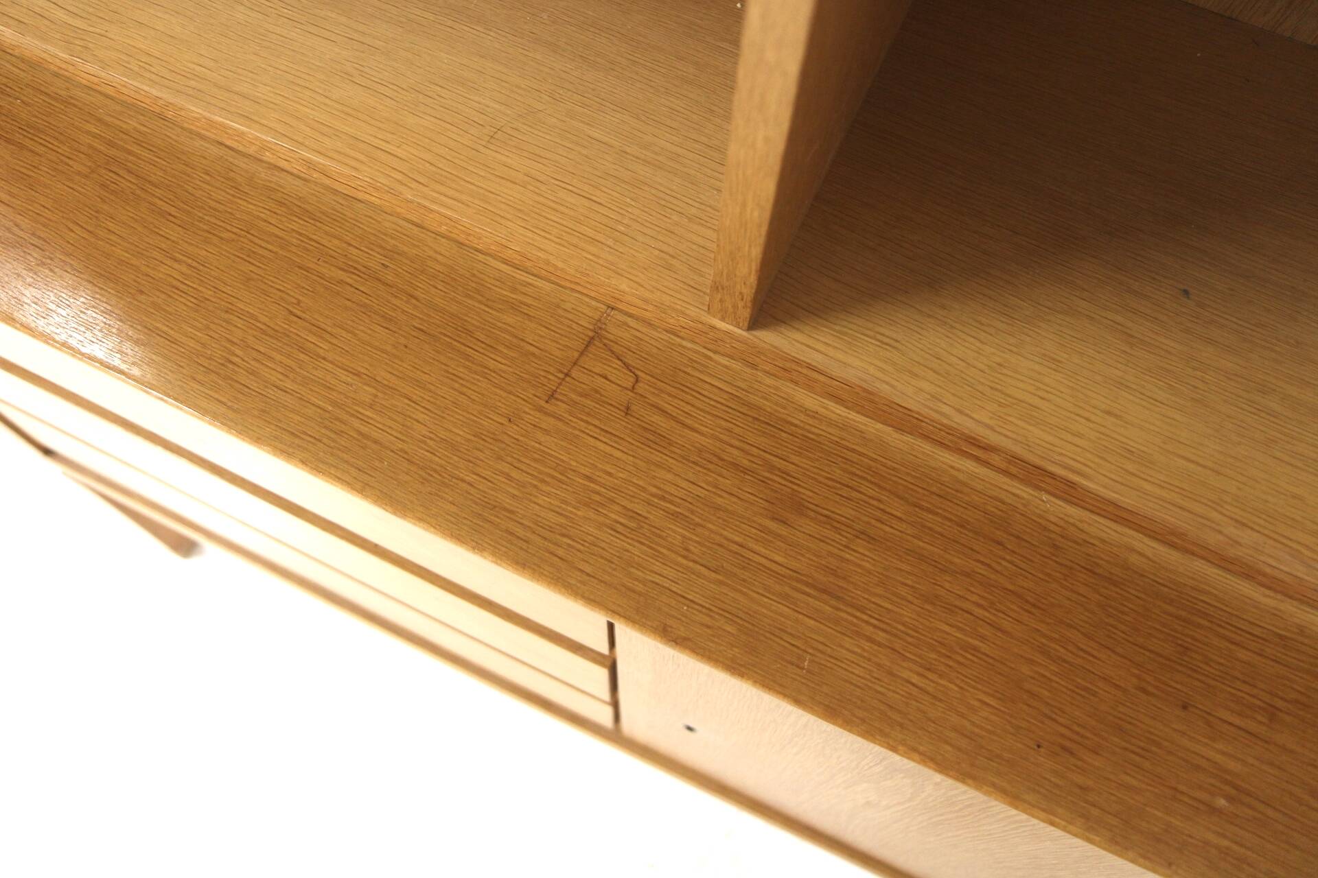 Scandinavian oak bookcase "MTP", Marian Grabinski, Möbel-Ikea, Sweden, 1960