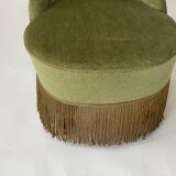 Vintage green bedroom chair