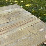 Table d’atelier en pin