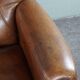 Ensemble canapé et fauteuil design en cuir de mouton