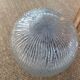 Glass ball globe wall lamp