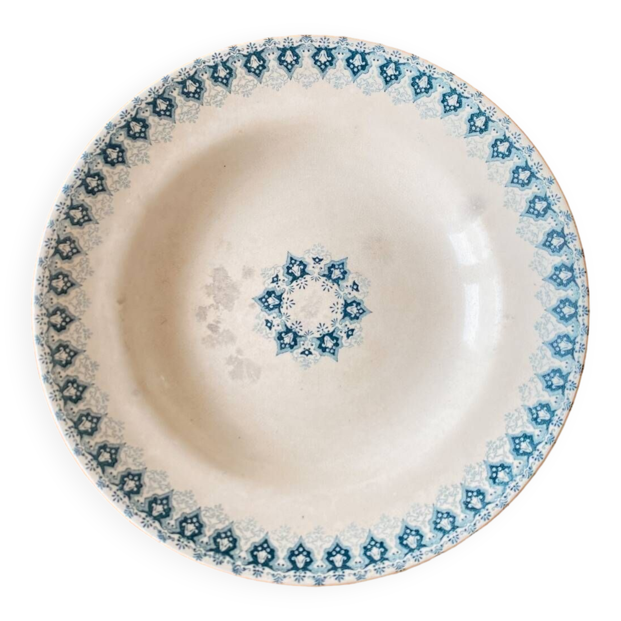 Earthenware earthenware soup plate