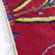 Handmade red moroccan berber rug 300 x 200 cm