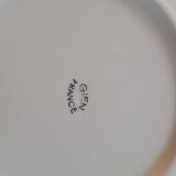 Assiettes creuses Gien 70's
