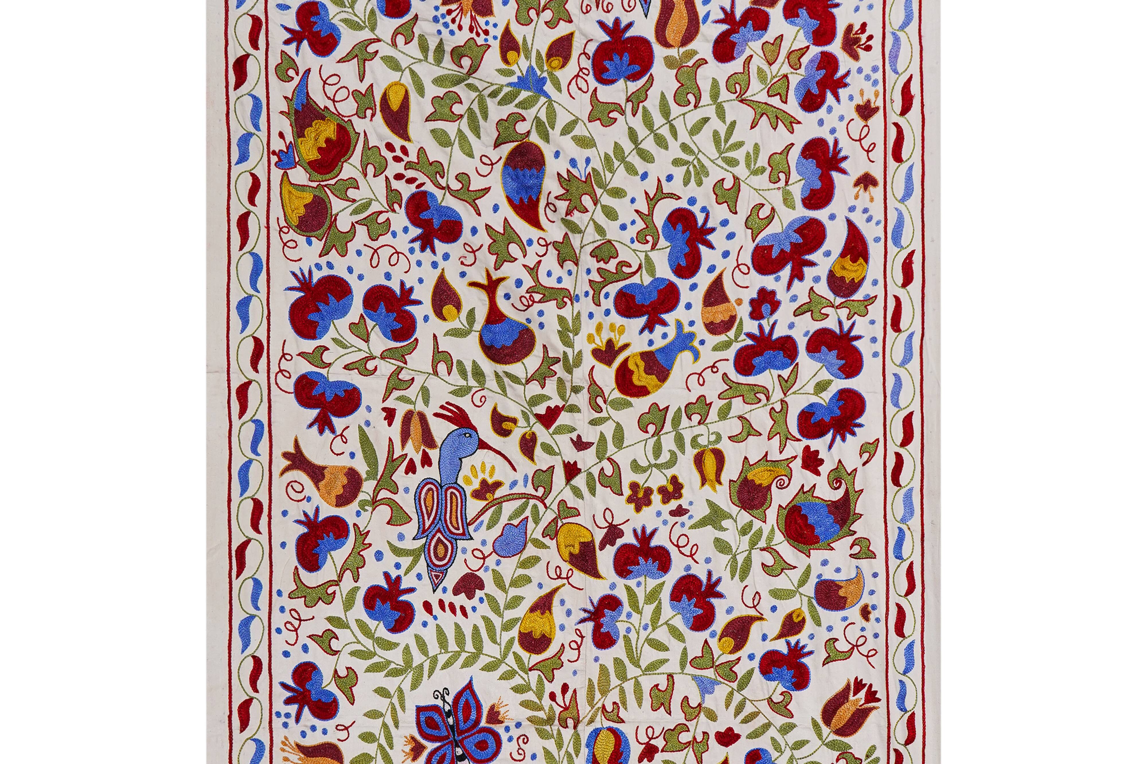 Hand-knotted rug, vintage Turkish rug 109x184 cm