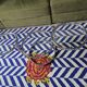 vintage coffee table leitmotiv style design 70 chrome and glass 3 shelves