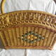 Rattan bamboo magazine holder