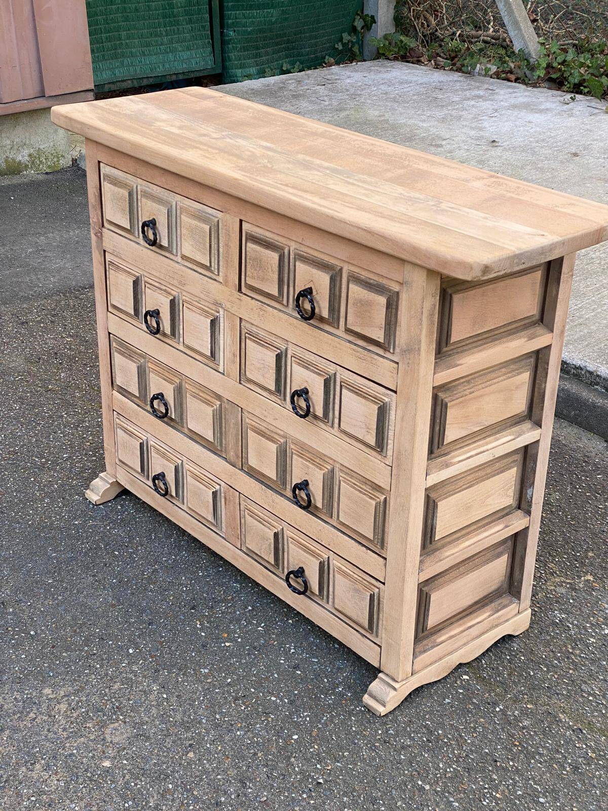 Renovated Spanish commode in solid wood Navarro Argudo