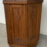 Wooden church pulpit