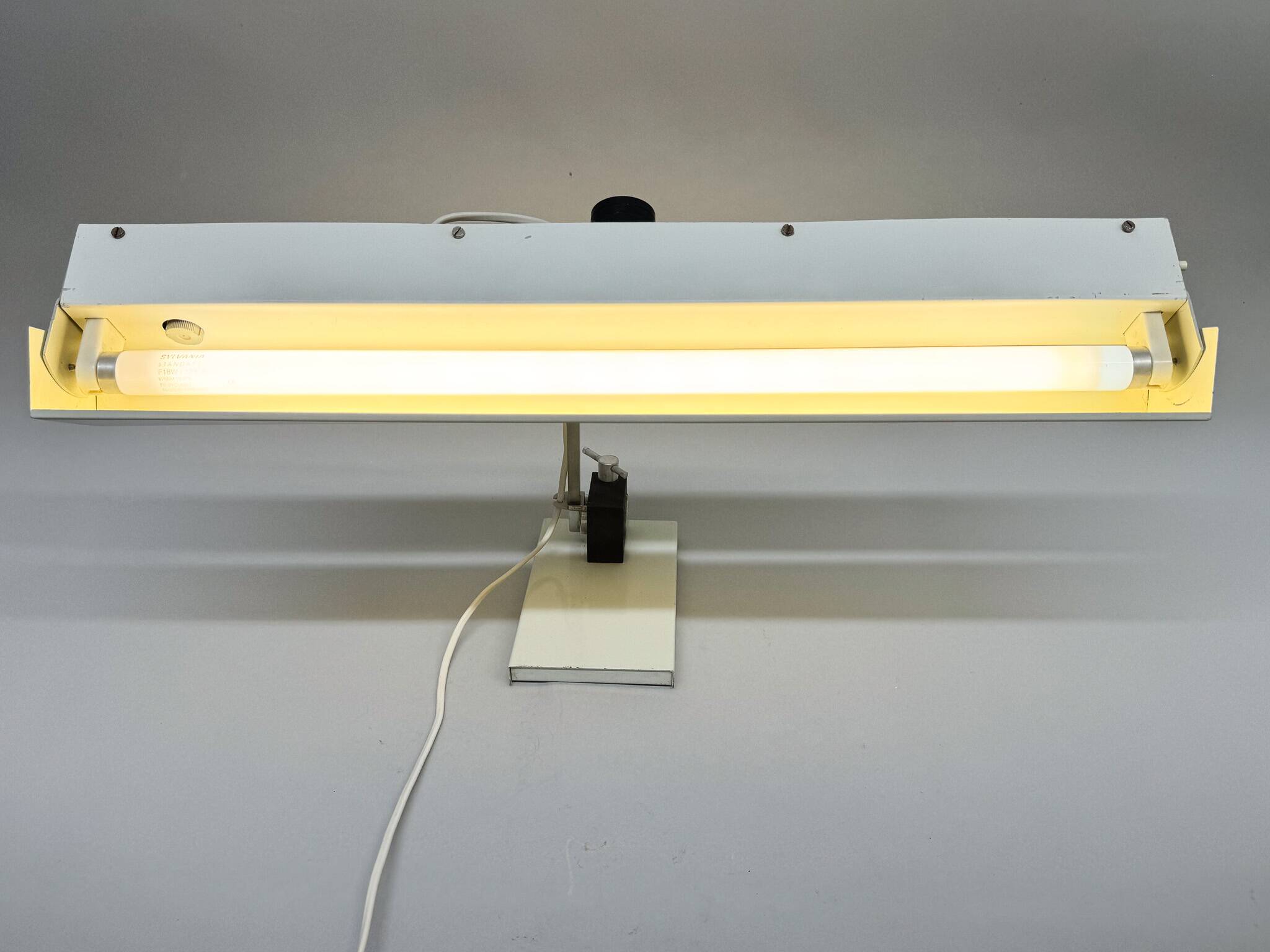 Space Age Metal Desk Lamp by Klaus Musinowski for VEB Dresden, Germany