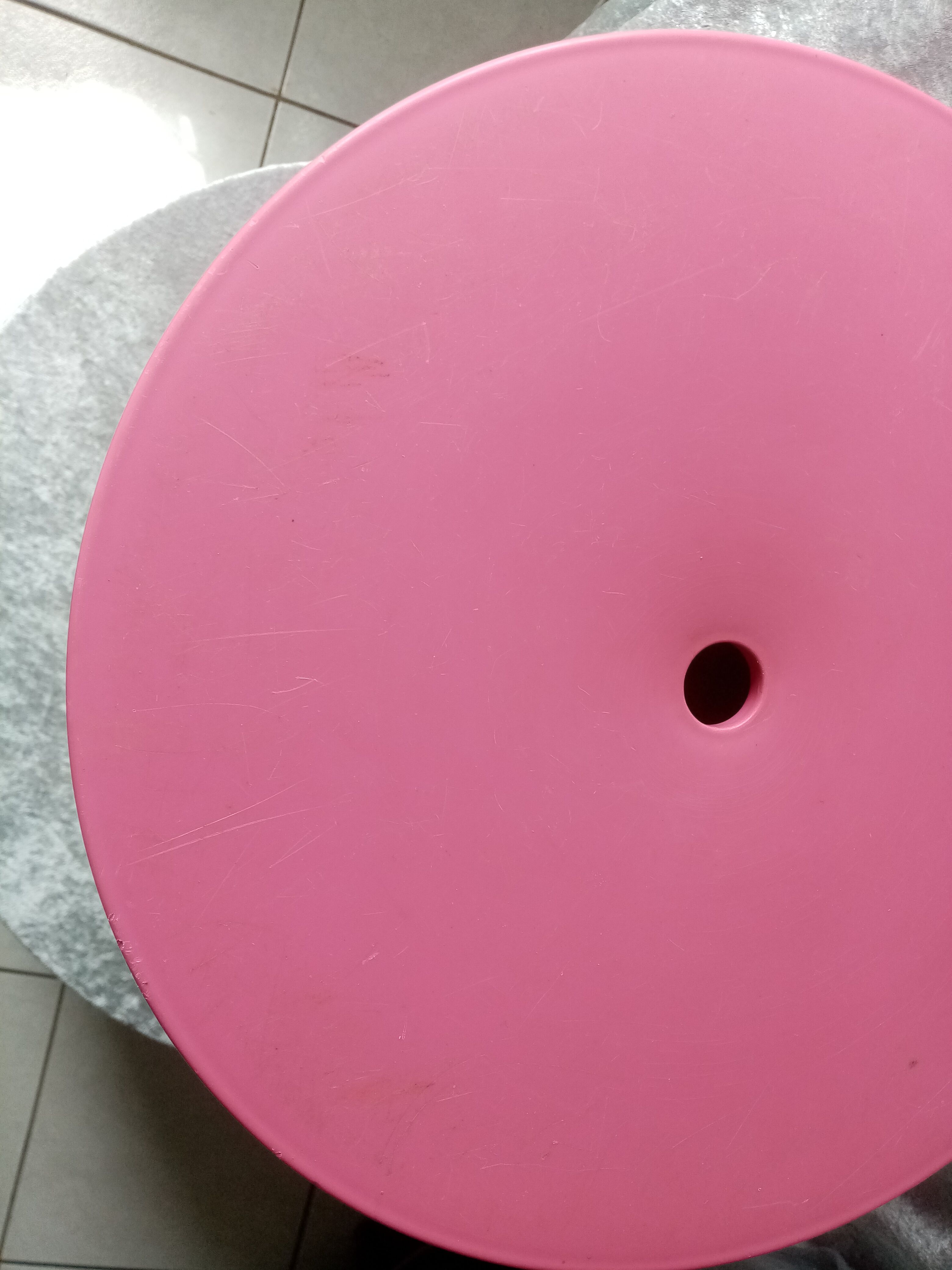 Stool model bubu pink by Philippe Starck, 1980