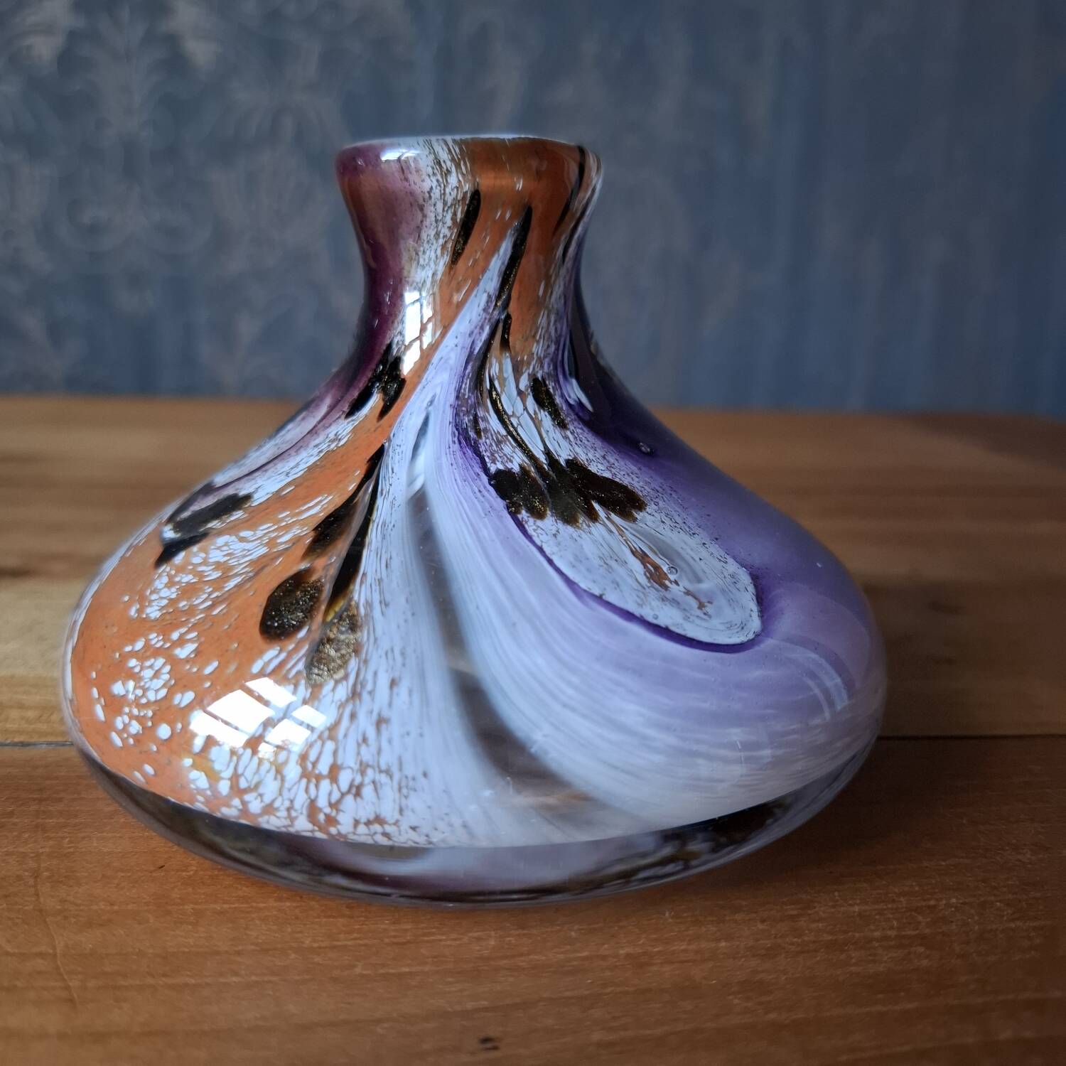 Lionel Sarrazin blown glass soliflore vase