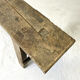 Old solid oak brut workbench