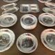 Dish set Sarreguemines Henri Loux